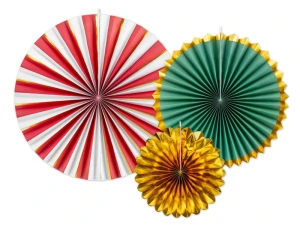 Rozety dekoracyjne 26-43 cm 3 szt.