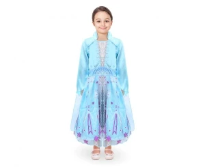 Strój dla dzieci "Błękitna Princess" (sukienka) rozm. 110-125 cm