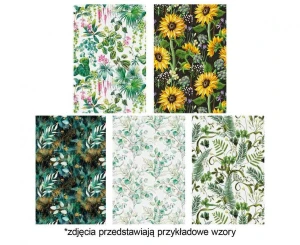 Papier ozdobny 200 x 70 cm Liście Mix Monstery