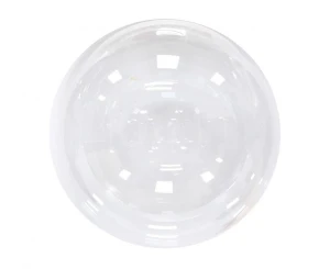 Balon foliowy Aqua kryształowy bez nadruku przezroczysty 60 cm