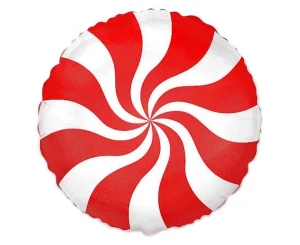 Balon foliowy Lizak czerwony 45 cm