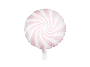 Balon foliowy Cukierek jasnoróżowy 35 cm