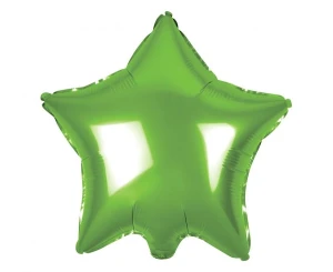 Balon foliowy Gwiazda jasnozielony 50 cm