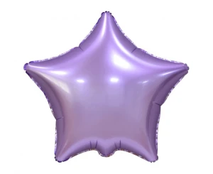 Balon foliowy Gwiazda matowy liliowy 50 cm