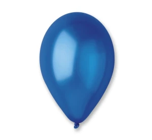 Balon lateksowy granatowy metaliczny 30 cm