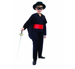 #LSC Zestaw Mistrz szpady (bluza z pasem, płaszcz, spodnie, maska) rozm. 120/130 cm