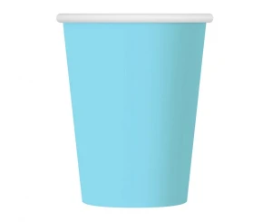 Kubeczki papierowe pap. jednokolorowe 297U jasnoniebieskie 250 ml 6 szt.