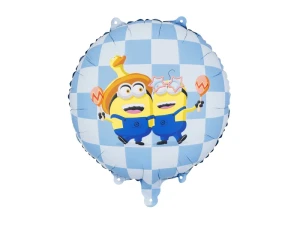 Balon foliowy pastylka Minionki 35 x 35 cm