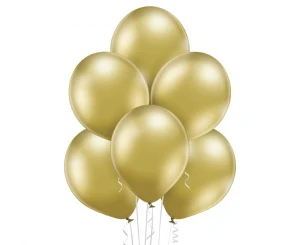 Balon lateksowy Glossy Gold złoty 29 cm