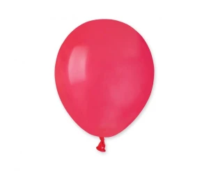 Balon lateksowy Pastel czerwony 13 cm