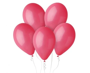 Balon lateksowy Pastel czerwony 30 cm