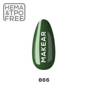 MAKEAR Lakier hybrydowy Regular 866 One Two Tree 8ml