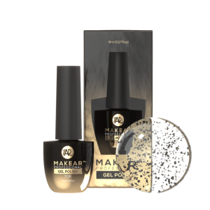 MAKEAR Top hybrydowy Top Dots Black No Wipe 8ml