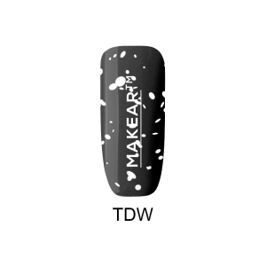 MAKEAR Top hybrydowy Top Dots White No Wipe 8ml