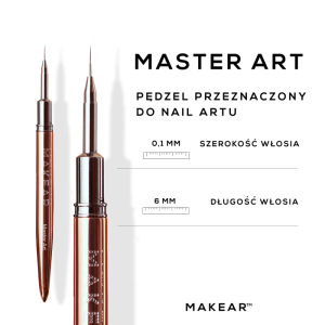MAKEAR Pędzelek Master Art