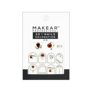 MAKEAR Naklejka 3D 3D Nails Decoration 06