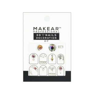 MAKEAR Naklejka 3D 3D Nails Decoration 07