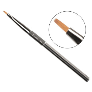 CLAVIER Pędzelek do zdobień Nail Art 05 6mm srebrny