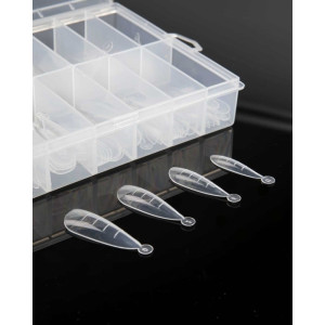 NAILS COMPANY Formy Dual Almond 120 szt.