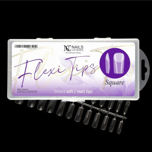 NAILS COMPANY Flexi Tips Square 240 szt.