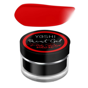 YOSHI Żel do zdobień Paint Gel Fire Red Neon 5ml
