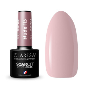 CLARESA Lakier hybrydowy Nude 113 5g