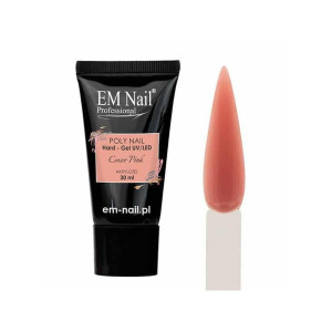 EM NAIL Akrylożel Poly Nail Hard Gel Cover Pink 30ml