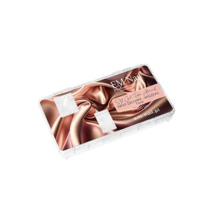 EM NAIL Tipsy żelowe Migdał Clear 500 szt.