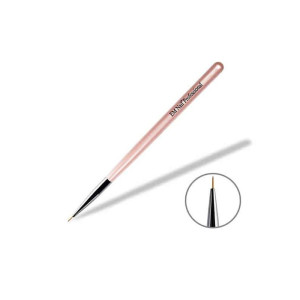 EM NAIL Pędzelek do zdobień A5616 5mm różowy drewniany