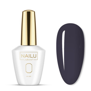 NAILU Lakier hybrydowy #728 Dark Grey Plum 8ml