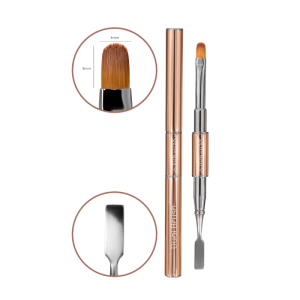 SAUTE NAILS Dwustronny pędzelek Dual Brush Round 6