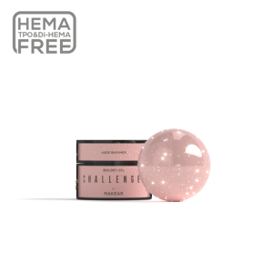 MAKEAR Żel budujący ChallenGel HG16 Nude Shimmer 15ml