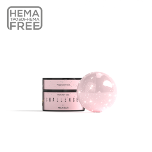 MAKEAR Żel budujący ChallenGel HG13 Pink Shimmer 15ml