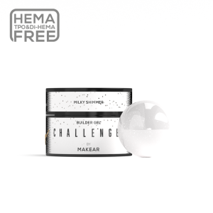 MAKEAR Żel budujący ChallenGel HG11 Milky Shimmer 15ml