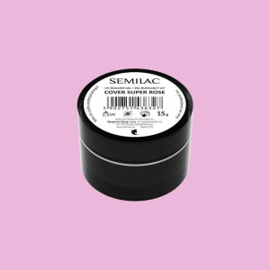 SEMILAC Żel budujący Builder Gel Cover Super Rose 15g