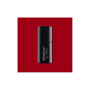 SEMILAC Lakier hybrydowy Hottie 027 Intense Red 7ml