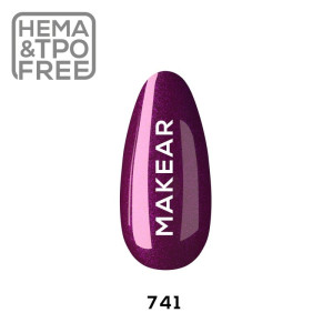 MAKEAR Lakier hybrydowy Princess 741 8ml