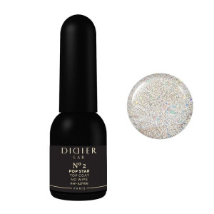 DIDIER LAB Top hybrydowy Top Coat No Wipe Pop Star No.02 8ml