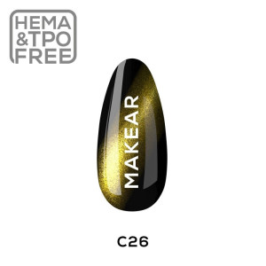 MAKEAR Lakier hybrydowy Cat Eye C26 8ml