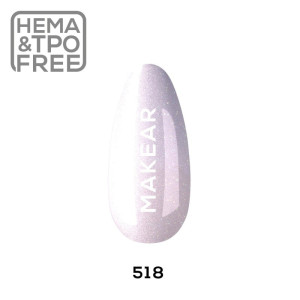 MAKEAR Lakier hybrydowy Princess 518 8ml