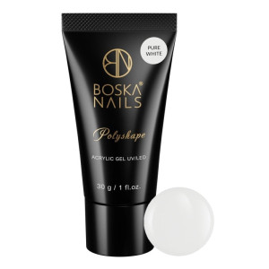 BOSKA NAILS Akrylożel Polyshape Pure White 30g