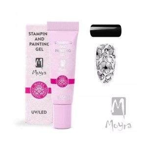 MOYRA Żel do stempli 07 Black 7g