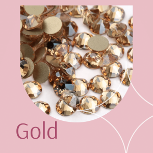 ZIRCONE Cyrkonie Gold #4 100 szt. (1,5mm)