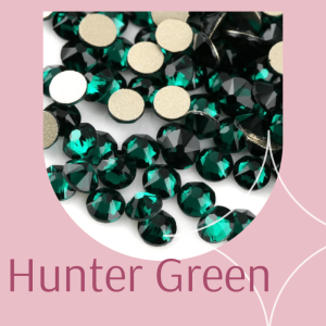 ZIRCONE Cyrkonie Hunter Green 100 szt. (MIX)