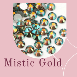 ZIRCONE Cyrkonie Mistic Gold 100 szt. (MIX)