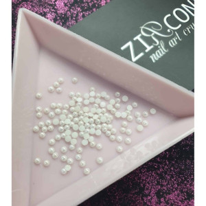 ZIRCONE Perły ceramiczne White #6 100 szt. (2mm)