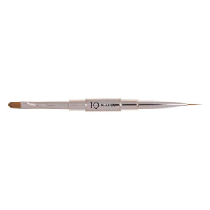 IQ NAILS Pędzelek dwustronny Femme Brush