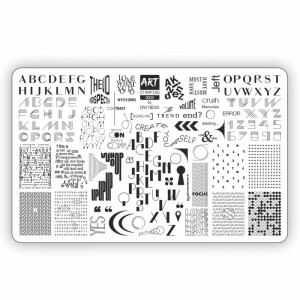 ART STAMPING Blaszka do stampingu 03