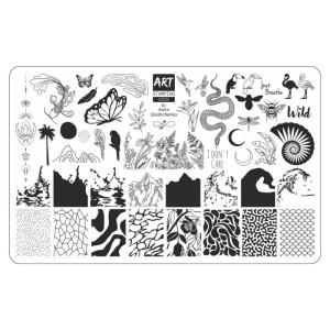 ART STAMPING Blaszka do stampingu 08