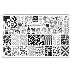 ART STAMPING Blaszka do stampingu 10